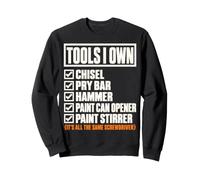 Tools I Own Funny Screwdriver Woodworker DIY Handyman List Felpa