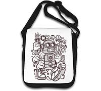 Tools Robot Meccanico Tool Master I Am Engineer Borsa a tracolla Bianco