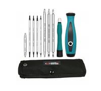 TOOLSAVING Set di cacciaviti magnetici Phillips con intaglio a stella, combinazione di riparazione di precisione, strumento manuale fai da te, kit da 10 pezzi con impugnatura antiscivolo