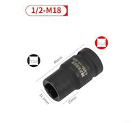 ToolsEvery Chiave elettrica per presa rubinetto quadrata 12 pollici per M6 a M24, appositamente progettata per accesso limitato ()