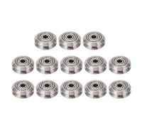 TOOLSGO 13 PCS V Puleggia Ruota Ruota Roton Rullo per Stampante in Acciaio Inox ad Alta Precisione e Basso Rumore con Cuscinetto in Acciaio al Carbonio per CR 10