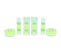 TOOLSGO 6 pz Mini Bubble Livello di Piccole Dimensioni Strumento di Misurazione del Livello Spirit Accurato Aiuto di Calibrazione per Stampanti 3D