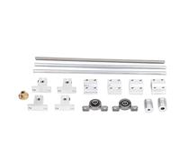 TOOLSGO Kit di Vite di Traslazione da16Pz Include Barra di Movimento Lineare da250mm Vite da8mm Supporti e Blocchi per CNC e Stampanti 3D