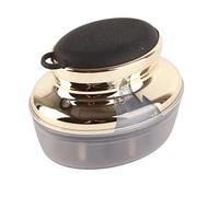 TOOLSGO Mini Cuoio Siero Applicatore Pettine Nutriente Applicatore Capelli Massaggio Pettine Scalpo con Prospettiva Scala Finestra per la Crescita a Cura dei Capelli (Oro)