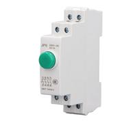 TOOLSGO Pulsante su guida Din AC230V 2NO 2NC Interruttore a pulsante per contattore di avviamento magnetico Controllo linea elettrica JP9 per scatola di distribuzione (Verde)