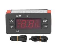 TOOLSGO Regolatore di temperatura Fahrenheit Celsius Display digitale commutabile Sensore N T C Termostato 230V AC per frigorifero per la conservazione di alimenti Verdura Frutta