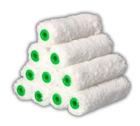 ToolSpace 10x Rullo per Pittura Professionale Microfibra 11cm Rullo per Pittura Emulsione Lattice Acrilico Pittura a Olio Gesso per Mobili Pittura Murale Soffitti Ristrutturazione