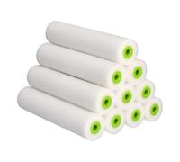 ToolSpace 10x Rullo per Pittura Professionale Schiuma Superfine 15cm Rullo per Pittura a Base di Solvente Pavimenti Legno Rulli per Pittura a Gesso per Mobili Pittura e Ristrutturazione