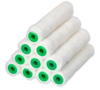 ToolSpace 10x Rullo per Pittura Professionale Velluto 11cm Rullo per Pittura a Base di Solvente Pavimenti Legno Decorazione Casa Accessori per Pittura Superfici Piccole Pittura Murale