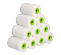 ToolSpace 10x Rullo per Verniciatura 5cm Rullo Schiuma Superfine Rullo Schiuma Dritto Rulli per Vernici a Base d'Acqua Rullo Vernice a Gesso per Mobili Pittura e Ristrutturazione Set