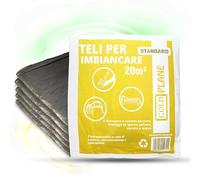 ToolSpace 5 Pezzi Telo di Protettivo 4 x 5 m Copritutto per Pittura Verniciatura Restauro - Pellicola Protezione per Mobili e Pavimento Pareti - Impermeabile Polvere - Interno Esterno Formato