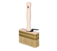 ToolSpace Pennello 110 mm Pennellessa Grande con Setola Naturale con Manico Legno per la Pittura Muro Pareti Plafone - per Vernice Interne Facciate Acrilica - per Parete Calce per Decorare