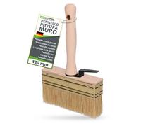 ToolSpace Pennello 130 mm Pennellessa Grande con Setola Naturale con Manico Legno per la Pittura Muro Pareti Plafone - per Vernice Interne Facciate Acrilica - per Parete Calce per Decorare