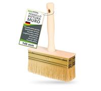 ToolSpace Pennello 140 mm Pennellessa Grande con Setola Naturale con Manico Legno per la Pittura Muro Pareti Plafone - per Vernice Interne Facciate Acrilica - per Parete Calce per Decorare