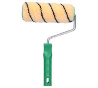 ToolSpace Rullo per Pittura 18 cm Arancione Professionale per Pareti e Soffitti Pelo 12 mm in Poliacrilico Antigoccia Manico Ergonomico in Plastica Rullino Vernice per Interni Esterni Fai da Te