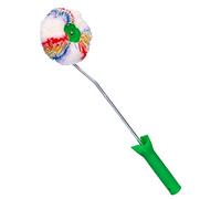 ToolSpace Rullo per Vernice Rullo per Angoli Qualità Professionale Ø10,5 cm con Staffa da 39cm Rullo per Pittura in Poliacrilico all'Interno del Pitture Murali, Impugnatura Ergonomica…