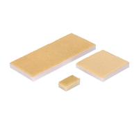 ToolSpace Set di spugne di ricambio 3 pezzi - Spugne per verniciatore universale - per vernici acriliche, vernici ad olio, vernici a base d'acqua - 1 x 20 x 8 cm 1 x 9,5 x 8 cm 1 x 4 x 2,5 cm