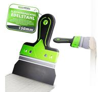 ToolSpace Spatola per Stucco Acciaio INOX 150 x 60 mm - Spatola Lisciante per Grandi Superfici, Spatole per Gesso, Frattazzo per Stucco, Nastro, Sigillatura, CementoIntonaco Coltello per Rivestimenti
