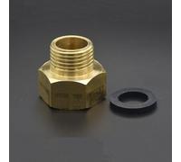 TOOLSTAR Adattatore per valvola di riempimento per WC, filettatura femmina da 2,2 cm a filettatura maschio da 1,27 cm, raccordo adattatore per tubo bidet (rame)