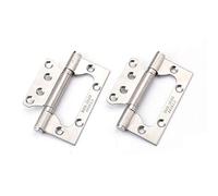 TOOLSTAR - Coppia di cerniere per porta, 10,2 x 7,6 cm, in acciaio INOX, con cuscinetti a sfera di ricambio, con 16 viti (spessore 2,5 mm)