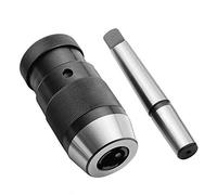 TOOLSTAR Mandrino Kedless 0,2-16 MM Tornio Drill Mandrino autoserrante Keyless Tornio Drill Chuck B16 Mandrino e MT4 (35 mm) Pergolato per Tornio Trapano Elettrico