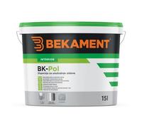 TOOLTEK IDROPITTURA PER INTERNI BK-POL 15LT A BASE DI EMULSIONE POLIMERICA BEKAMENT
