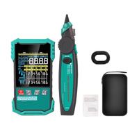 TOOLTOP 400M Tester for cavi di rete RJ45 BNC Test for 6000 conteggi Multimetro multifunzione 2 in 1 POE Tracker for(ET623 With 7 ID)