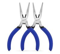TOOLUTION Mini Pinza a Becco Lungo, 2 Pack | Precisione multifunzione, per lavori manuali, gioielleria ed elettronica