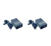 Toolvvik 2X Alimentatore Modulare Completo ATX da 400 W, Alimentatore Flessibile A Basso Rumore per Piccoli Chassis per Computer 1U (Flex ITX)