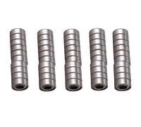 Toolvvik 6mm x 13mm x 5mm Cuscinetti Radiali A Sfere Radiali Miniatura 686Z 50PZ