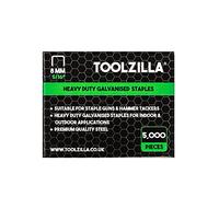 TOOLZILLA Graffette - 5000 Graffette Super resistenti 8MM…, Graffette per Graffettatrice