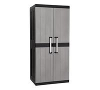 Toomax Armadio 2 Ante Garage Mega Utility Cabinet con Ripiani - Mobile Porta Attrezzi con 4 Ripiani Regolabili