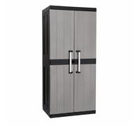 Toomax Armadio 2 Ante Garage Mega Utility Cabinet - Mobile Porta Attrezzi con 4 Ripiani Regolabili