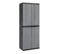 Toomax armadio tuttopiani in resina con ripiani regolabili cm.65x37x165h