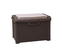 Toomax baule Compact Box Santorini Plus da Esterni, da 125 litri, colore marrone, dimensioni cm 73x50,5x49,5h.