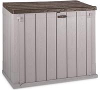 CONTAINER PORTATTREZZI BAULE RESINA EFFETO LEGNO 145x82xh124 CM STORA WAY