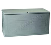 Baule multiuso wood art.163 effetto legno tortora volume 420 lt cm.120x57X36h