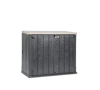 Toomax baule Stora Way Plus XL, porta attrezzi da 1270 litri, colore antracite/grigio tortora