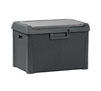 Toomax baule portatutto compact santorini plus effetto rattan 125lt antracite
