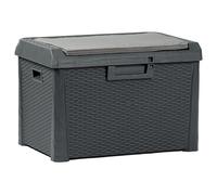 Toomax baule portatutto compact santorini plus effetto rattan 125lt antracite