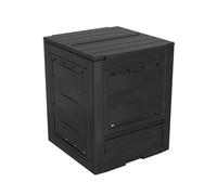 TOOMAX Composter da giardino Ambition antracite 260L 60x60x73h cm, contenitore p