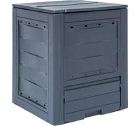 COMPOSTIERA LT.260 AMBITION ANTRACITE CM.60X60X73H COMPOSTER TOOMAX RESINA