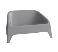 Toomax Divano Matera Sofa grigio tortora 115x75x66,5 cm, divano 2 posti da giardino con design ergonomico e moderno, in plastica riciclata ideale per uso interno ed esterno, facile da spostare
