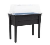 Toomax fioriera niagara, miniserra coperta, colore antracite, resistente ai raggi UV, dimensioni cm 78x37,7x81.