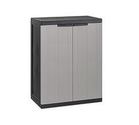 Toomax armadio basso Trend Midi in resina con ripiano regolabile cm65x37x85h