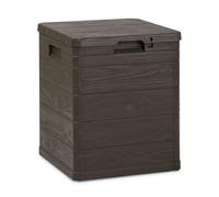 Toomax Multibox baule Woody's da 90 litri, contenitore da esterni, colore Marrone, dimensioni cm 42,5x44x50h.