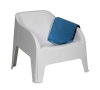 Poltrona petra per interno/esterno art.185 - cm.79x76,5x70, bianca 1 pezzi Tooma