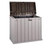 CONTAINER PORTATTREZZI BAULE RESINA EFFETO LEGNO 145x82xh124 CM STORA WAY