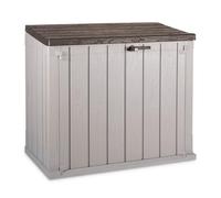 Toomax baule portattrezzi Storer Plus, da giardino, colore grigio talpa/marrone