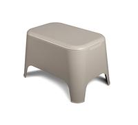 "Toomax Tavolino Petra con Coperchio rimovibile e Vano Portaoggetti, Colore Grigio Talpa, Dimensioni cm59x39x36h"